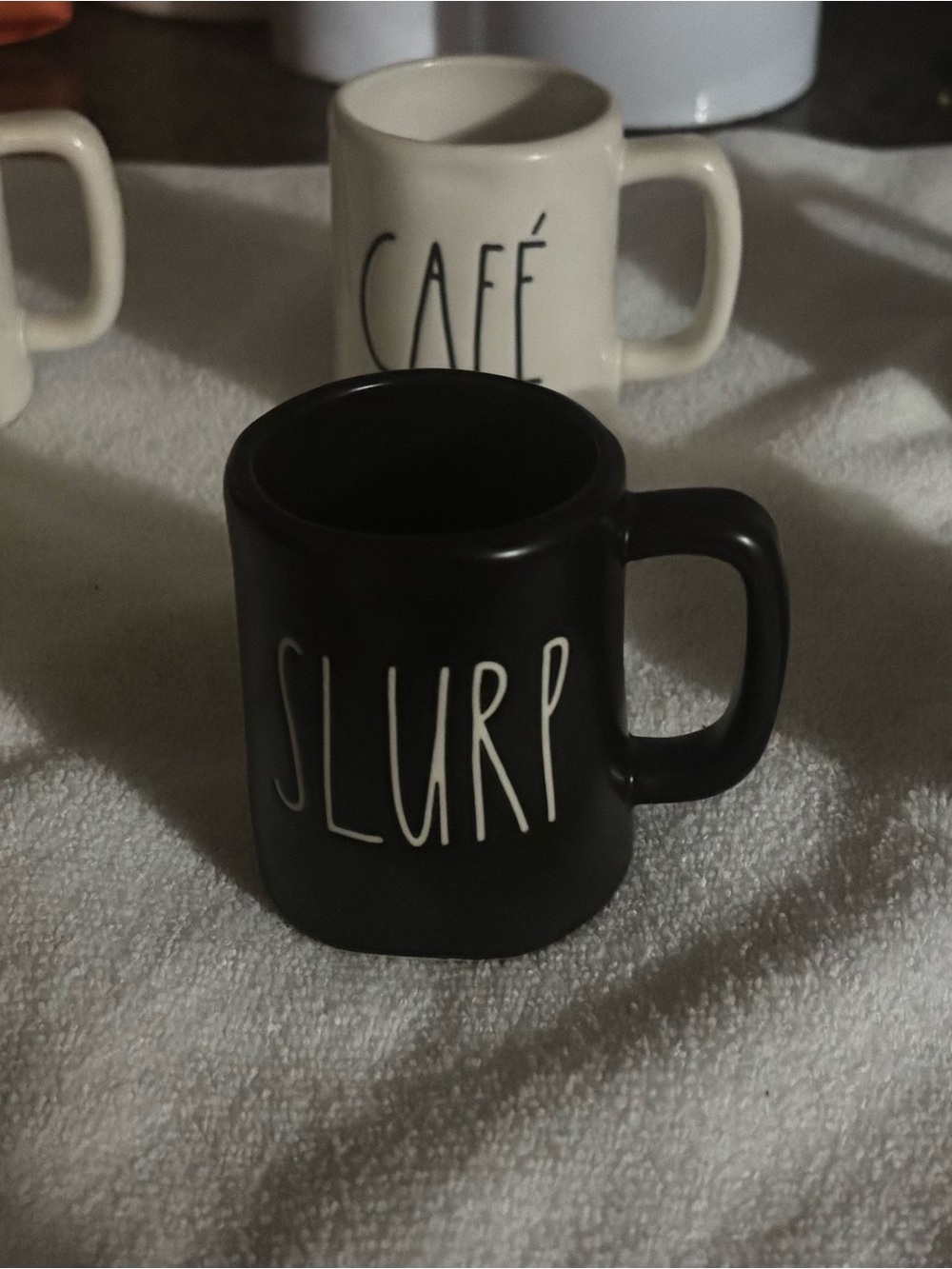Rae Dunn SLURP Matte mini Ceramic Mugs